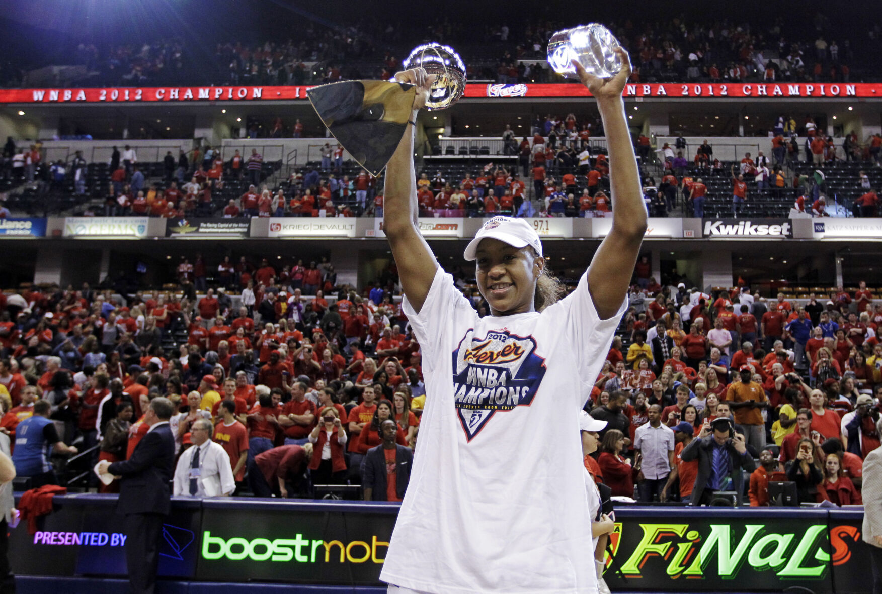 2012: Tamika Catchings leads Indiana Fever to their first WNBA title